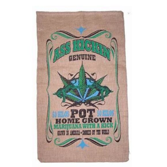 Ass Kickin Genuine Novelty Burlap Bag 💸 - Picture 1 of 3